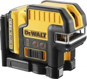 DeWalt DCE0825D1R Akku-/Batterie-Punktlaser inkl. Koffer + Akku 2.0Ah