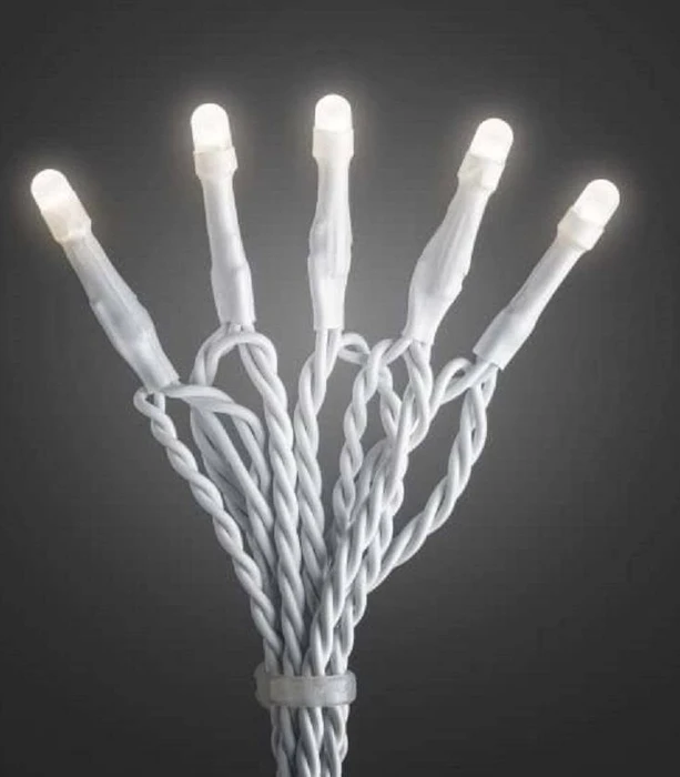 Konstsmide Micro Lichterkette weiß LED 200x warmweiß