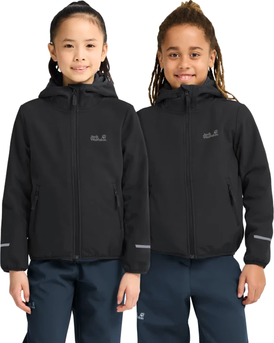 Jack Wolfskin Fourwinds Funktionsjacke schwarz (Junior)