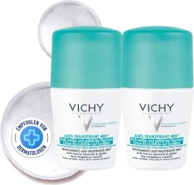 Vichy Anti-Flecken 48h Deodorant Roll-On, 100ml (2x 50ml)