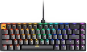 Glorious GMMK 2 Compact, 65%, schwarz, LEDs RGB, Glorious Fox Linear, USB, US