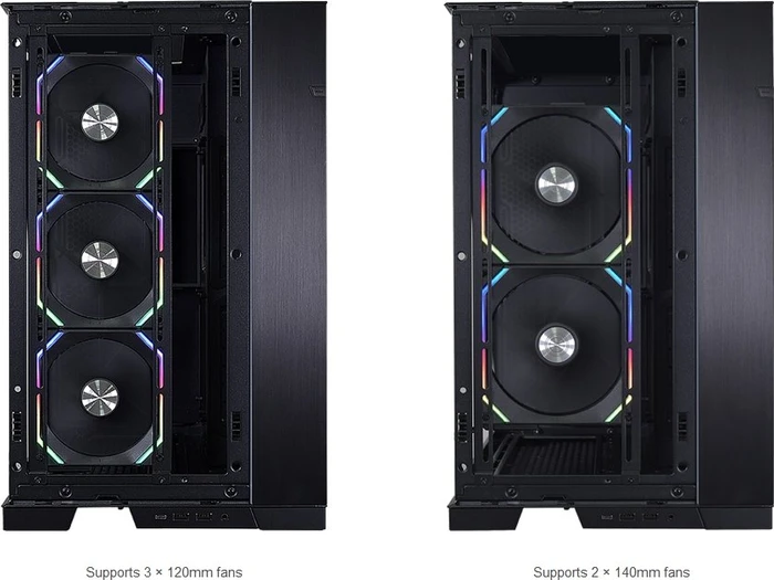 Lian Li O11D EVO Front Mesh Kit für Lian Li PC-O11 Dynamic EVO, Mesh Frontpanel, schwarz