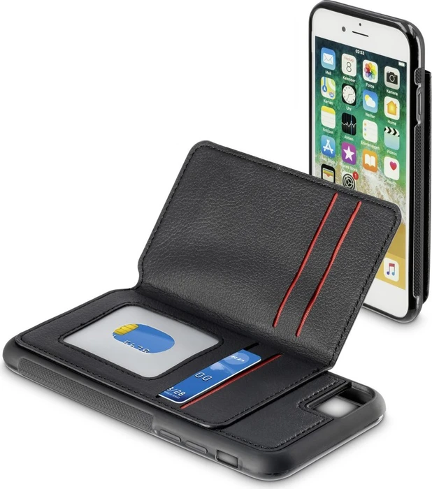 Hama Cover Red Sensation No. 5 für Apple iPhone 6/6s/7/8 schwarz