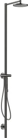 Hansgrohe Axor Starck Nature Duschsäule mit Kopfbrause 240 1jet polished black chrome