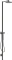 Hansgrohe Axor Starck Nature Duschsäule mit Kopfbrause 240 1jet polished black chrome Vorschaubild