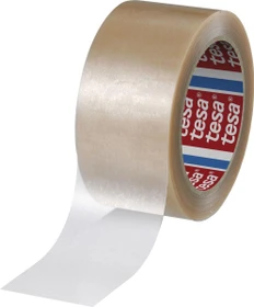tesa tesafilm 4124 PVC Klebeband transparent, 25mm/66m, 1 Stück