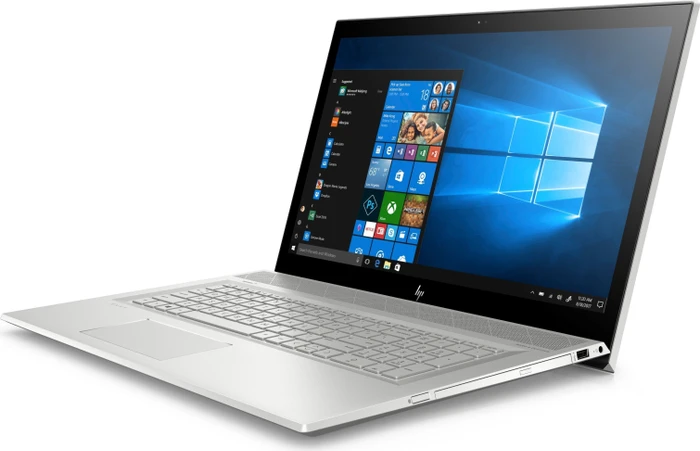 HP Envy 17-bw0200ng, Natural Silver, Core i7-8550U, 16GB RAM, 512GB SSD, GeForce MX150, DE