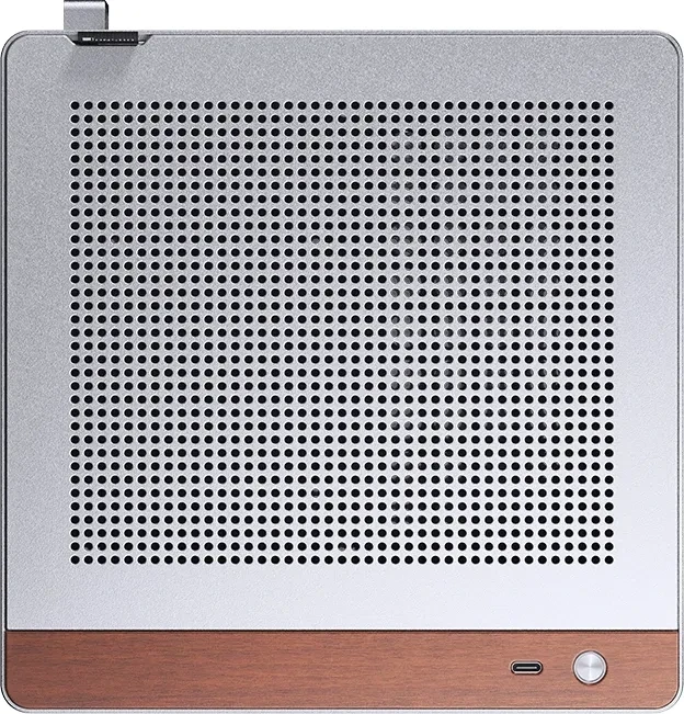 Jonsbo NV10, silber, Mini-ITX