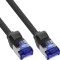 InLine Patchkabel Slim, PoE 87W, TPE (LSZH) flexibel, Cat6a, S/FTP, RJ-45/RJ-45, 30m, schwarz Vorschaubild