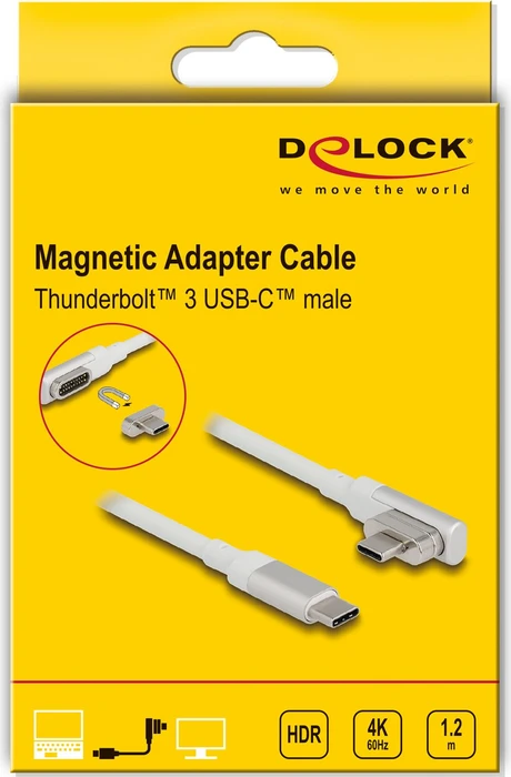 DeLOCK Thunderbolt 3 Kabel, 100W, weiß, 1.2m (verschiedene Markenbezeichnungen)