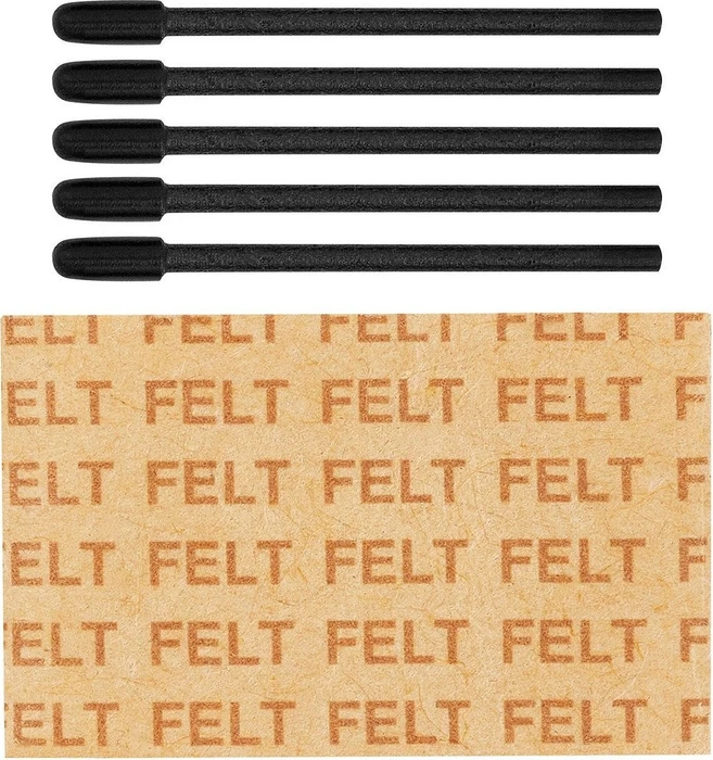 Wacom Pro Pen 3 Felt Nibs, Ersatzspitzen für Pro Pen 3, Filzspitzen, 5er-Pack