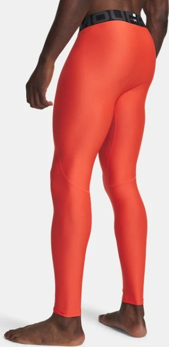 Under Armour HeatGear Armour Tights Laufhose lang venom red/white (Herren)
