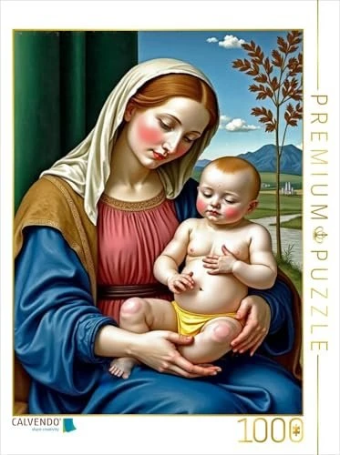 Calvendo Inspiriert von Giovanni Bellini/Madonna mit Kind (1510)