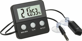 TFA Dostmann Terracheck Temperaturstation schwarz, digital
