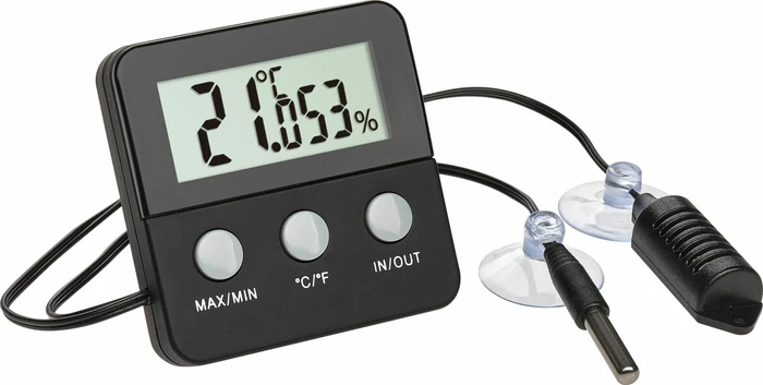TFA Dostmann Terracheck Temperaturstation schwarz, digital