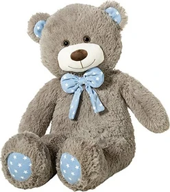 Heunec Friends4ever Bär kitt mit Schleife Teddy 80cm