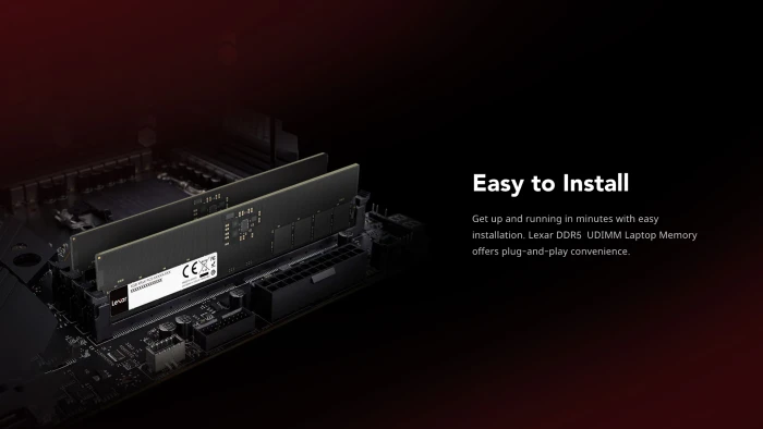 Lexar UDIMM 16GB, DDR5-5600, CL46-45-45-90, 1RX8