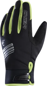 Chiba Thermo X-Cross Handschuhe black/neon yellow
