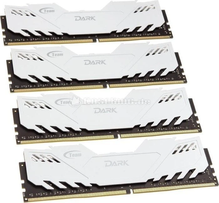TeamGroup Dark weiß UDIMM 16GB Kit, DDR4-2800, CL16-16-16-36