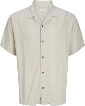 Jack & Jones Relaxed Fit Hemd kurzarm moonbeam (Herren)