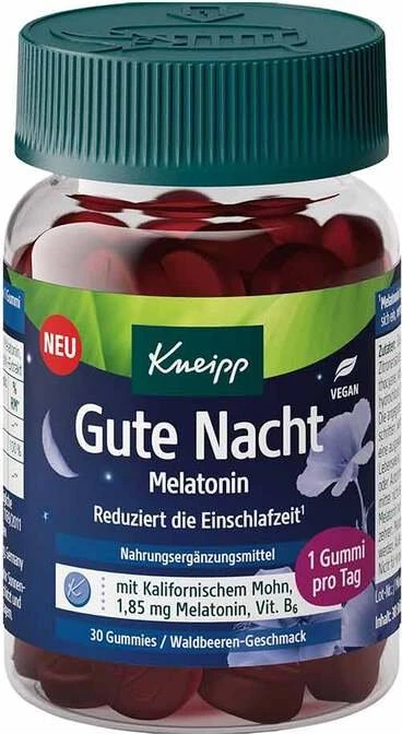 Kneipp Gute Nacht Gummies, 30 Stück