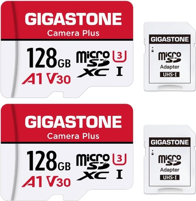 Gigastone Camera Plus R100/W50 128GB Kit, UHS-I U3, A1, Class 10, 2er-Pack