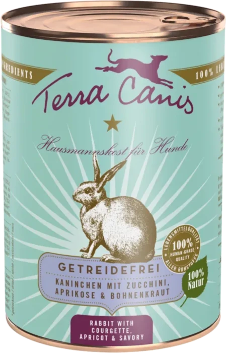 Terra Canis Sensitiv Kaninchen mit Zucchini, Aprikose und Borretsch, 400g