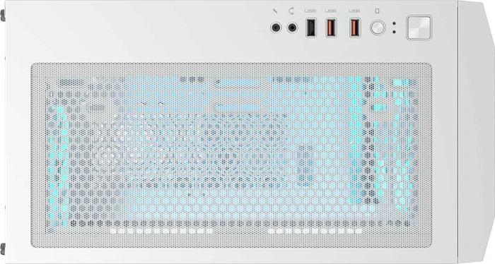 Cougar Uniface Mini RGB White, weiß, Glasfenster
