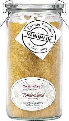 Candle Factory Mini Jumbo Duftkerze winterabend, 1 Stück
