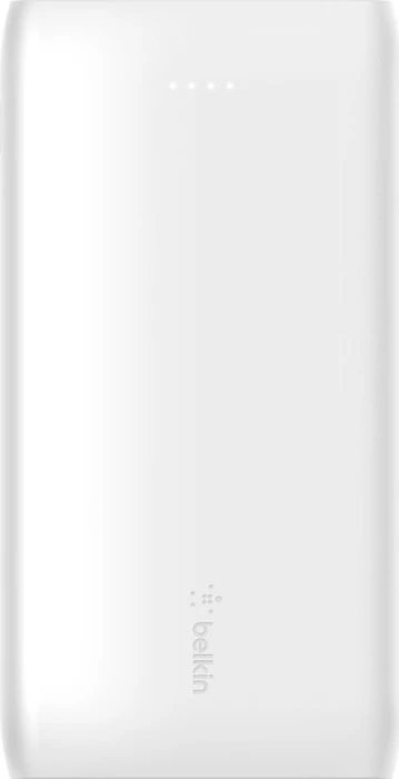 Belkin BoostCharge USB-C PD Powerbank 10K mit USB-C-Kabel weiß