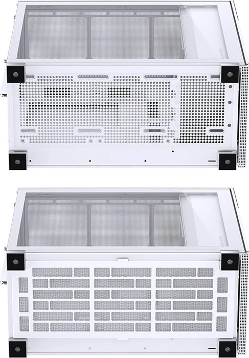 Jonsbo D41 Mesh Screen White, weiß, Glasfenster