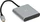 Krux USB-C auf 2x HDMI 4K 30Hz Adapter mit USB PD, USB-C 3.0 [Stecker] (KRX0049)