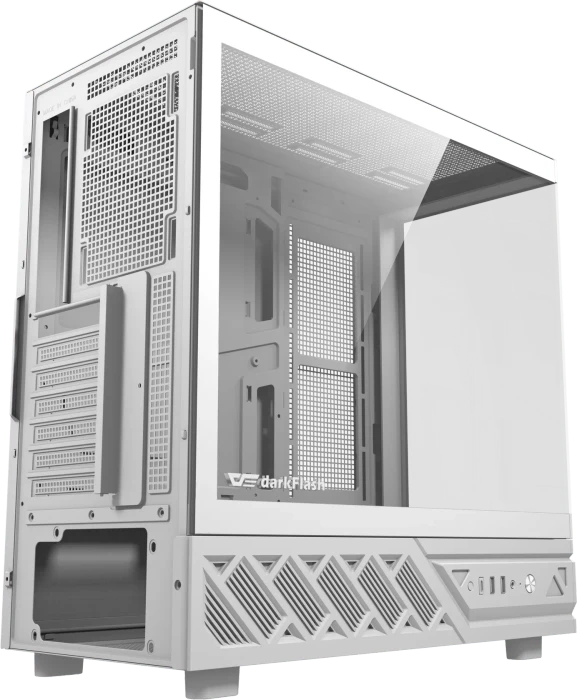 DarkFlash DS950 White, Glasfenster