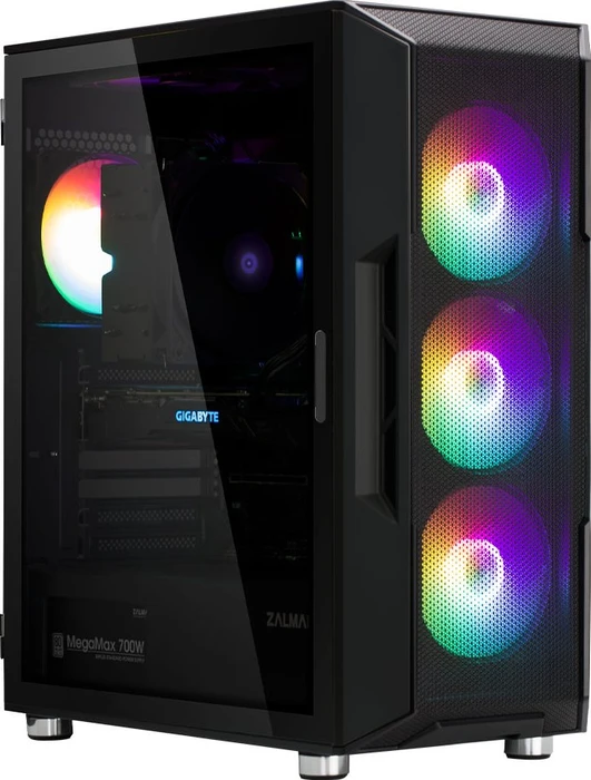 Zalman i3 Neo, schwarz, Glasfenster