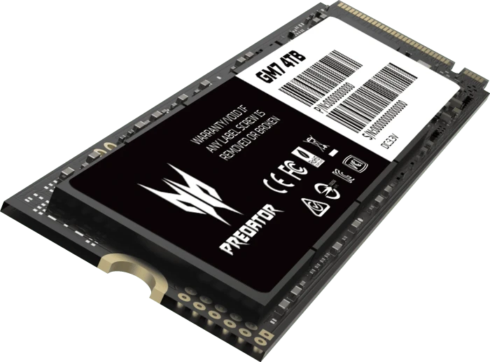 Acer Predator GM7 SSD 4TB, M.2 2280 / M-Key / PCIe 4.0 x4
