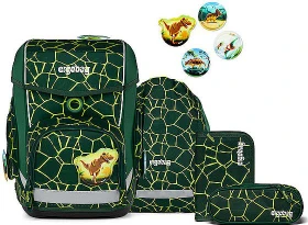 Ergobag Cubo BärRex 2025 Schulrucksack-Set, 5-tlg.