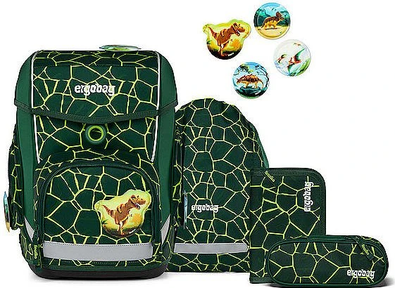 Ergobag Cubo BärRex 2025 Schulrucksack-Set, 5-tlg.
