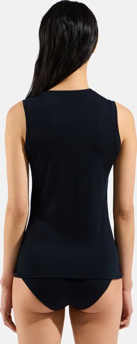 Odlo Natural Merino 160 Crew Funktionsshirt ärmellos schwarz (Damen)