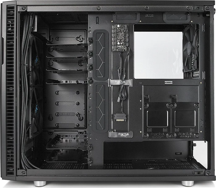 Fractal Design Define R6 Blackout TG, Glasfenster, schallgedämmt