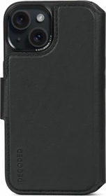 Decoded Leather Detachable Wallet MagSafe für Apple iPhone 15 schwarz