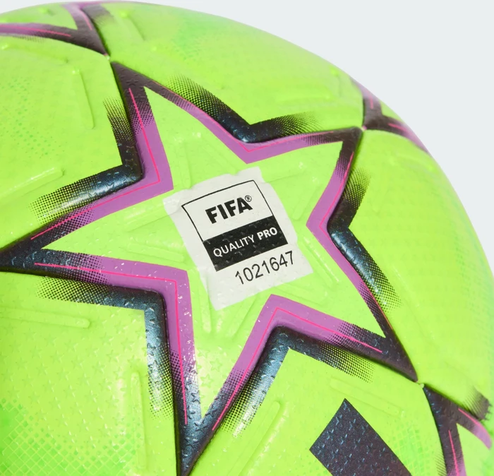 adidas UEFA Champions League 2026/2027 Pro Winter Fußball lucid lemon/purple burst
