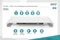 Digitus USB-C Docking Station 11-in-1 mit Aluminium Monitor Stand, silber Vorschaubild