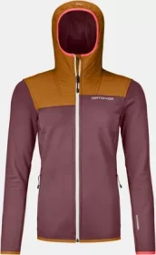 Ortovox Fleece Plus Hoody Funktionsjacke mountain rose (Damen)