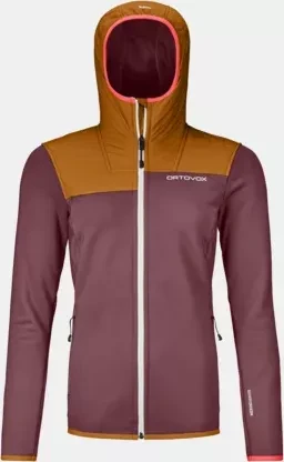 Ortovox Fleece Plus Hoody Funktionsjacke mountain rose (Damen)