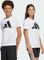 adidas Essentials T-Shirt kurzarm weiß/schwarz (Junior) Vorschaubild
