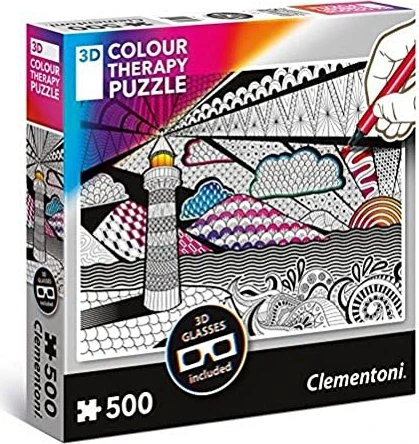 Clementoni 3D Color Therapy Leuchtturm
