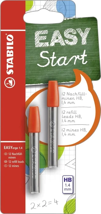 STABILO EASYergo Fallmine HB 1.4mm graphit, 12er-Pack