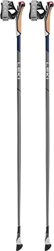 Leki Smart Flash Nordic Walking Stöcke light anthracite/midnight blue/dark metallic/white
