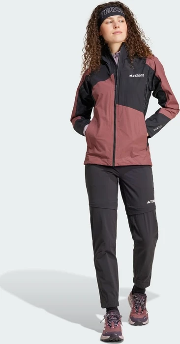 adidas Terrex Xperior Hybrid Rain.RDY Funktionsjacke burgundy/black (Damen)