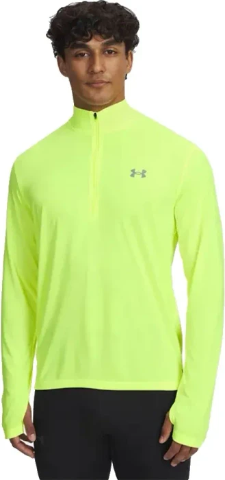 Under Armour Launch 1/4 Zip Funktionsshirt langarm high vis yellow/reflective (Herren)